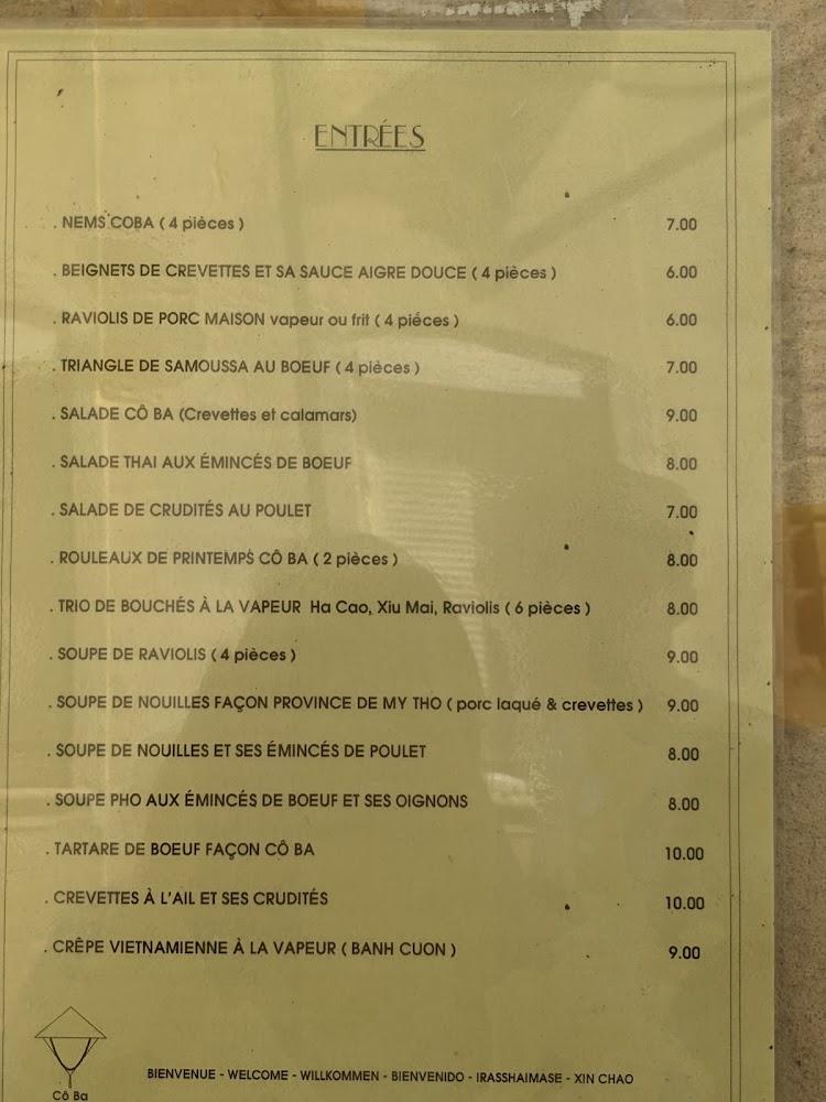 Co Ba - Menu Image 2