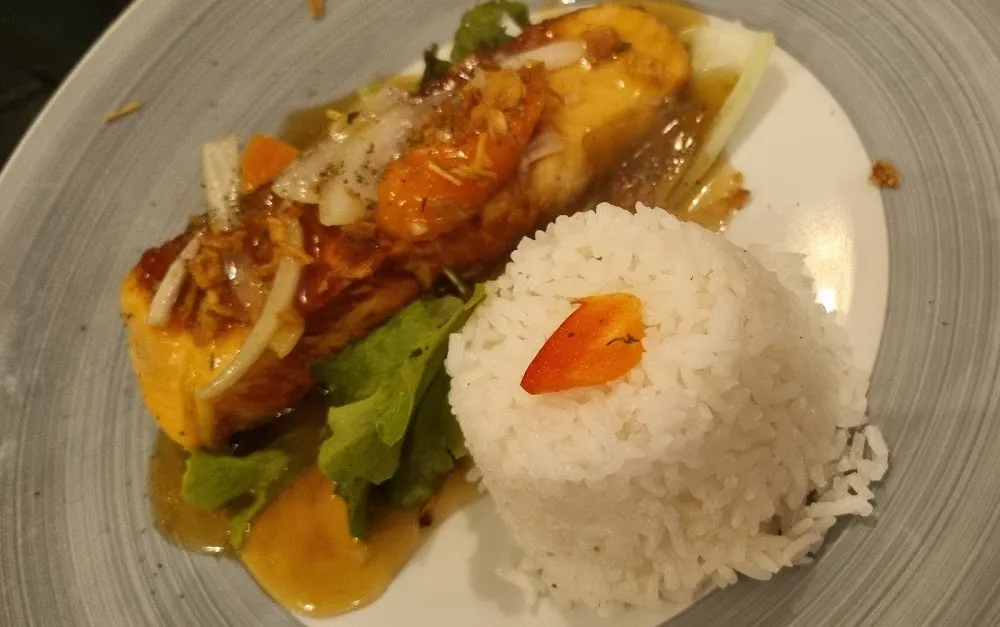 Saumon Sauce Aigre Douce Maison